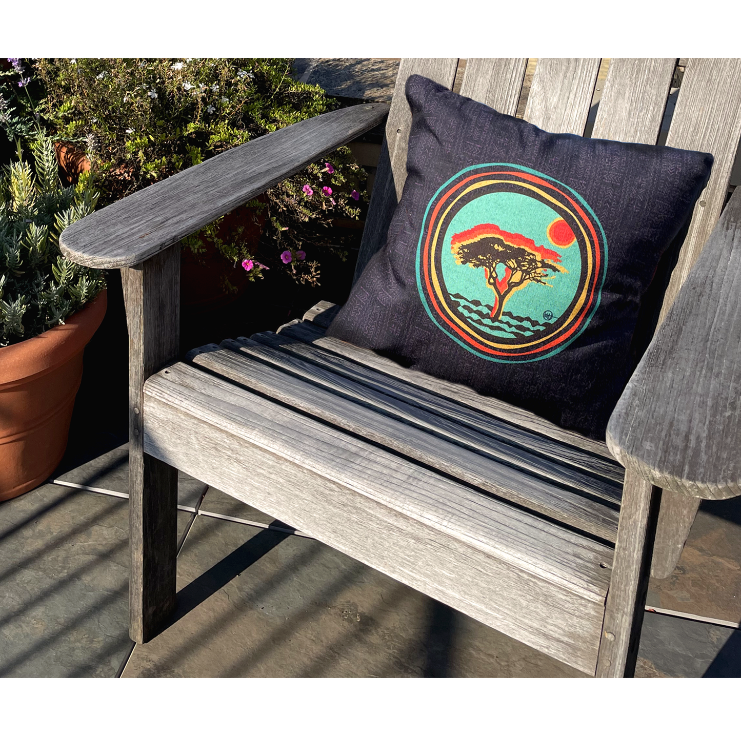 Acacia Riddim Throw Pillow