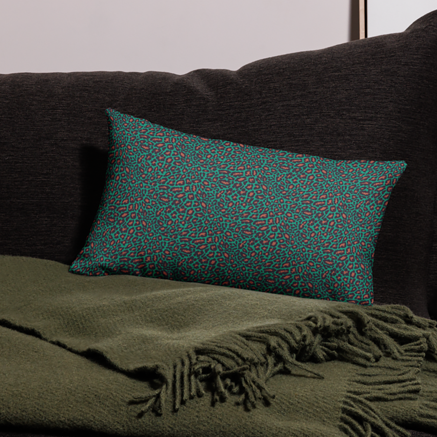 Ayam Jantan Throw Pillow • Mini