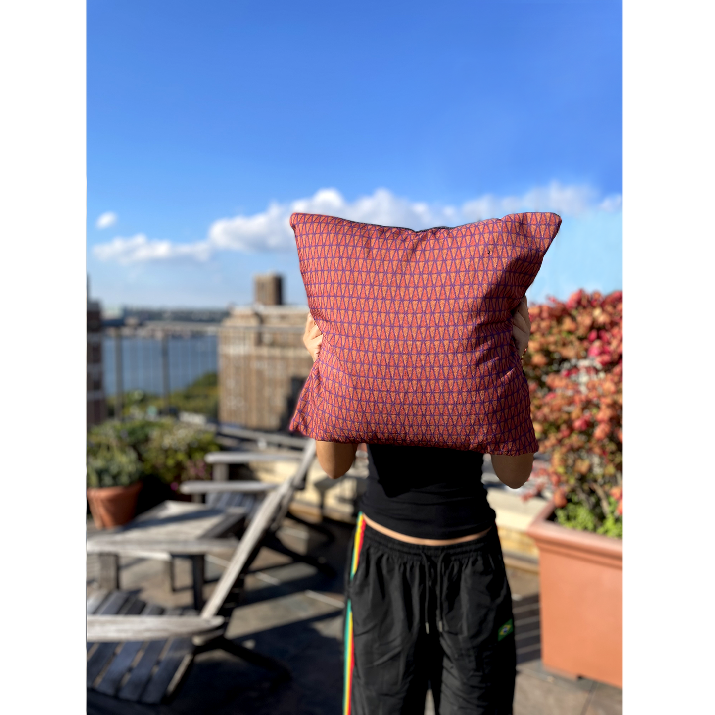 Acacia Riddim Throw Pillow