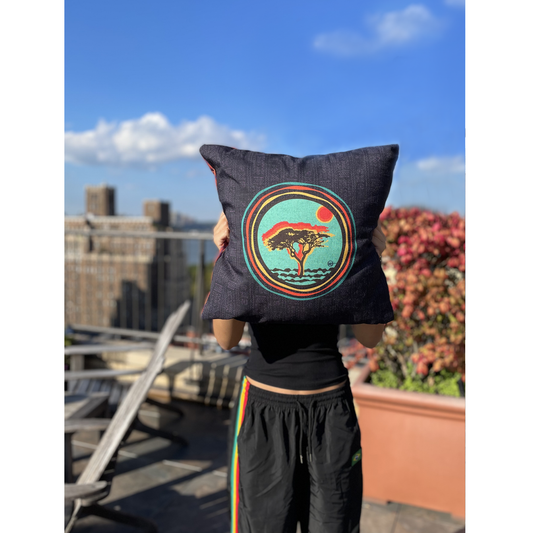 Acacia Riddim Throw Pillow
