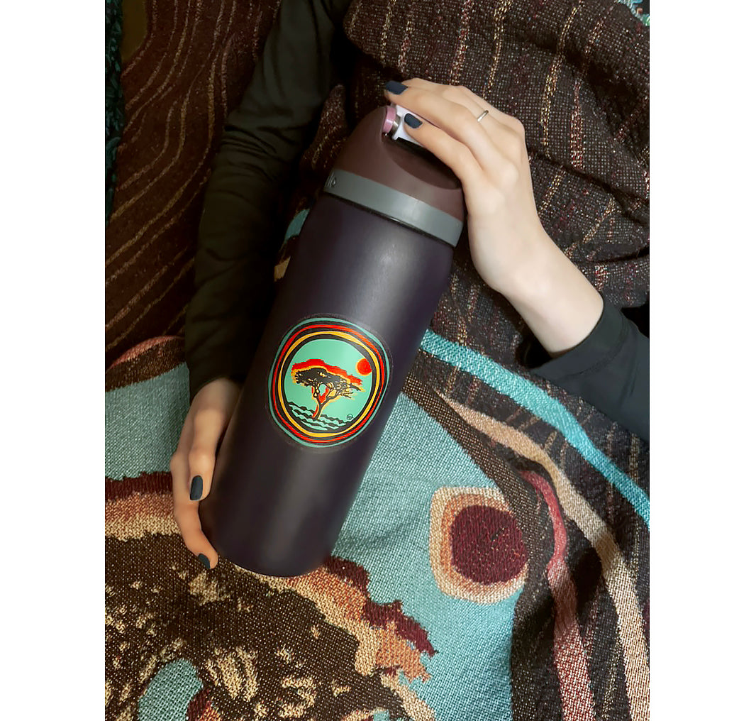 Acacia Riddim Vibes Sticker - Round