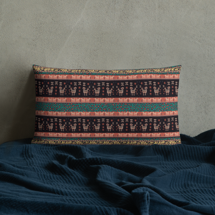 Ayam Jantan Throw Pillow • Mini
