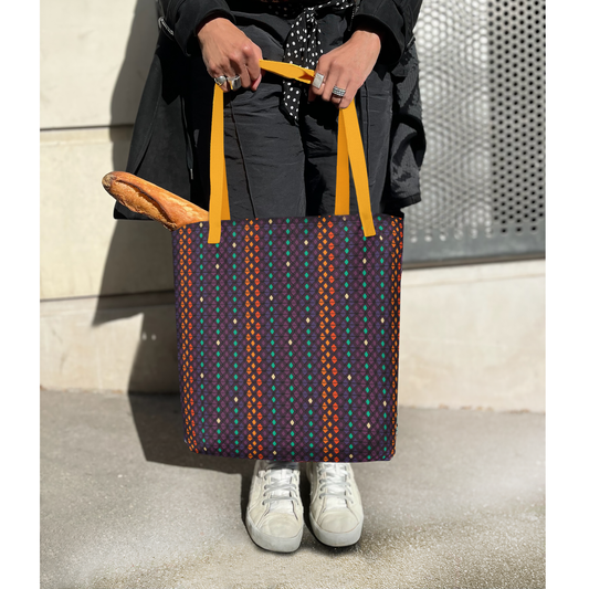 African Glass Tote